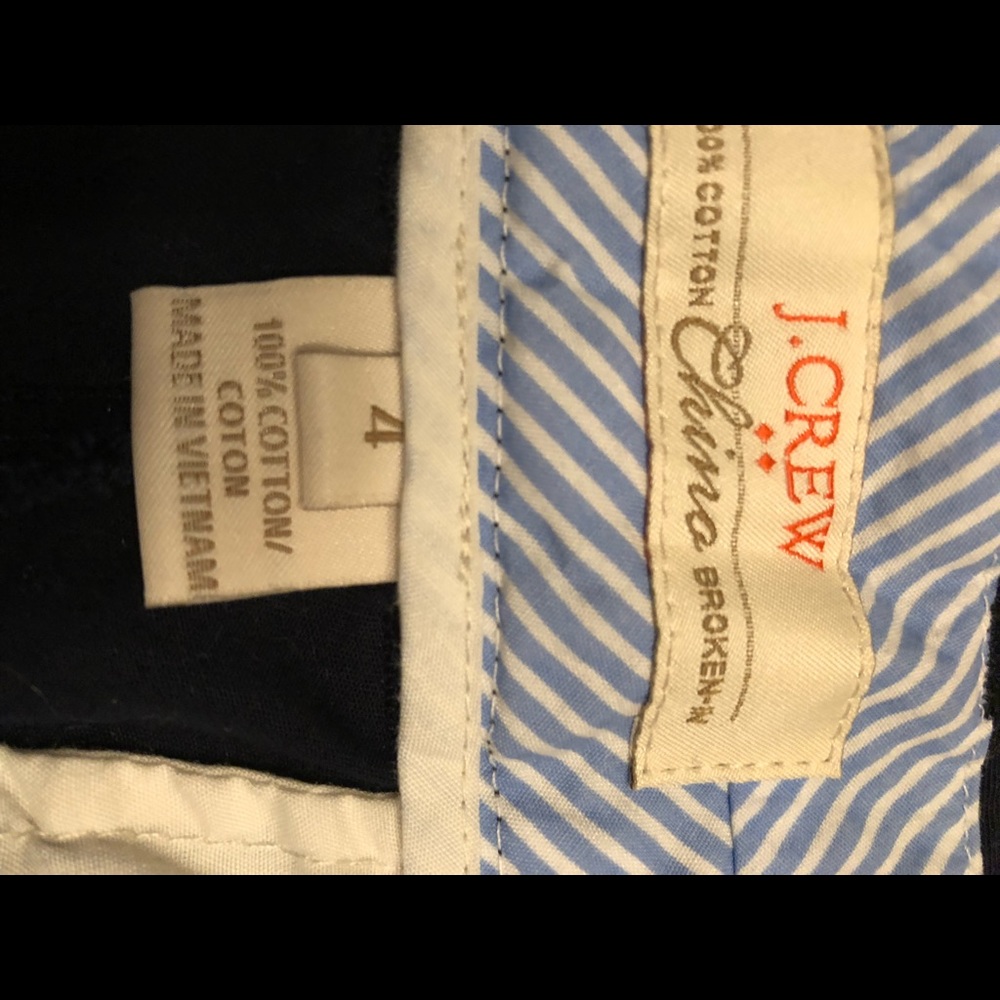 Size 4 EUC J Crew Chino shorts